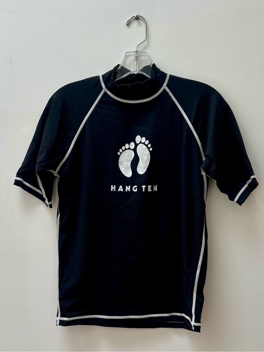 Y2K Hang Ten Black Rash Guard